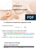 Simple Regression Model CH02