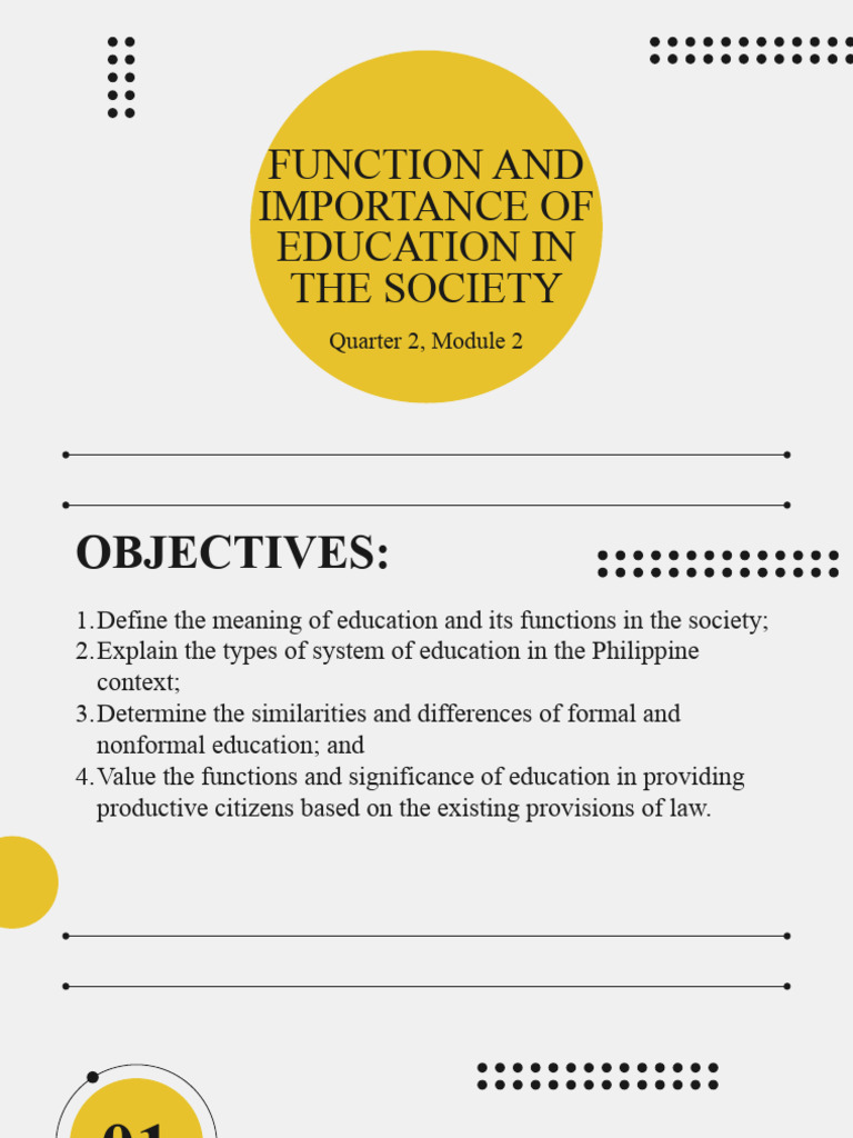 Importance of Education in Society | PDF