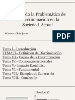 Abordando La Problematica de La Discriminacion en La Sociedad Actual