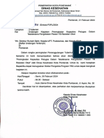 Surat Undangan Kegiatan Peningkatan Kapasitas Petugas Dalam Tatalaksana Pengobatan Pasien TB