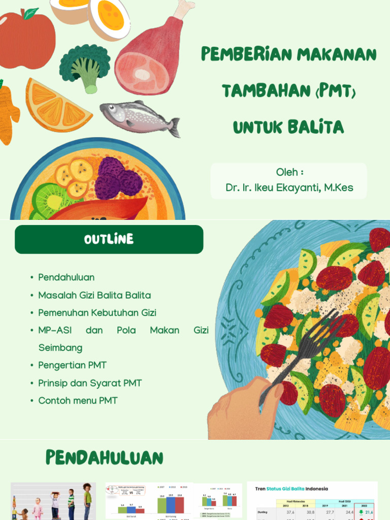 Menu PMT Seimbang untuk Balita Gizi Kurang | PDF