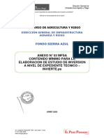 ANEXO 3 ANEXO N 03-MFSA Contenidos Mínimos de Los Términos de Referencia Para La Formulación de Estudios a Nivel de Expediente Técnico 1 (1)