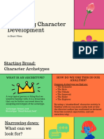 Analysing Character Development