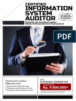 Flyer Exclusive Class CISA - CERTIFIED INFORMATION SYSTEM AUDITOR