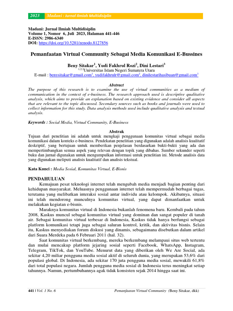 contoh jurnal kualitatif yang baik dan menarik untuk penelitian