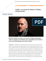 'Apuntes Sobre El Suicidio', Un Ensayo de Simon Critchley para Entender La Autodestrucción