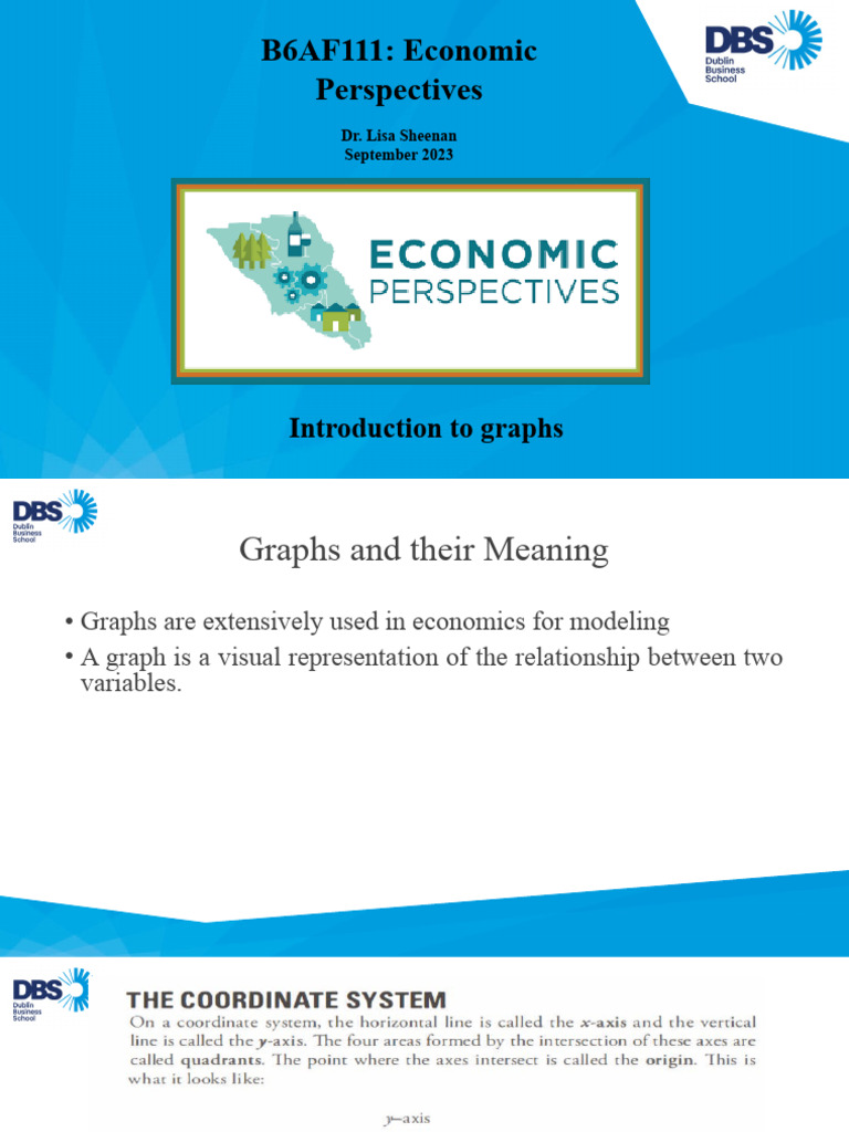 Understanding Economic Graphs and Variables | PDF