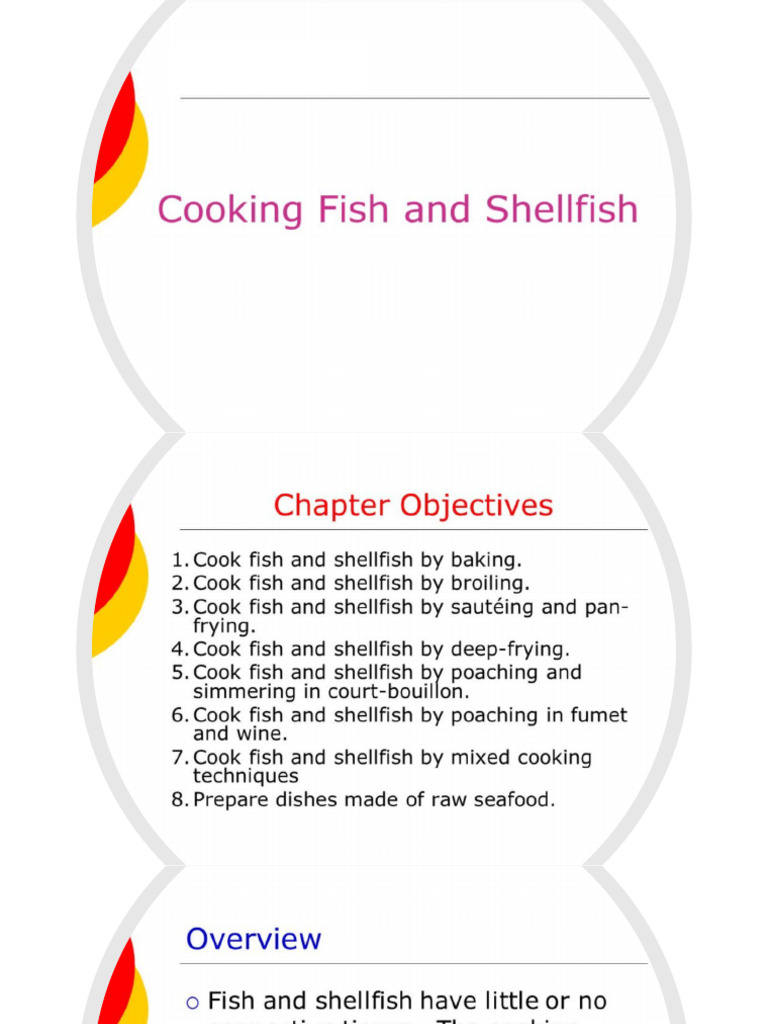 Cooking Fish and Shellfish | PDF