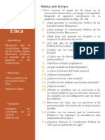 05 La Constitución Política de Los Estados Unidos Mexicanos Establece El Derecho de Las Personas y Las Instituciones