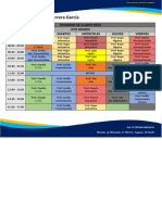 Horario de Quinto Grado