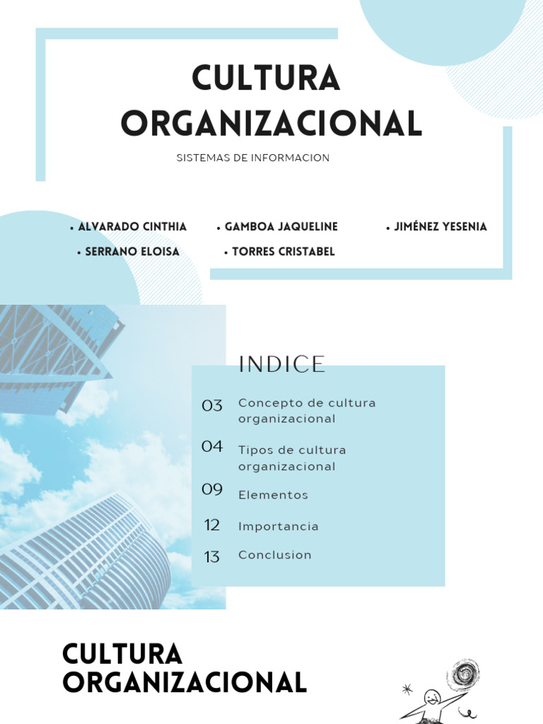Cultura Organizacional Presentacion | PDF | Business | Cultura ...