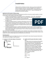 SPH3U - Kinematics 7: Freefall Motion