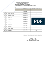 Daftar Check In, Daftar Hadir