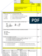 Evaluacion Diagnostica Ciencias Naturales 7mo