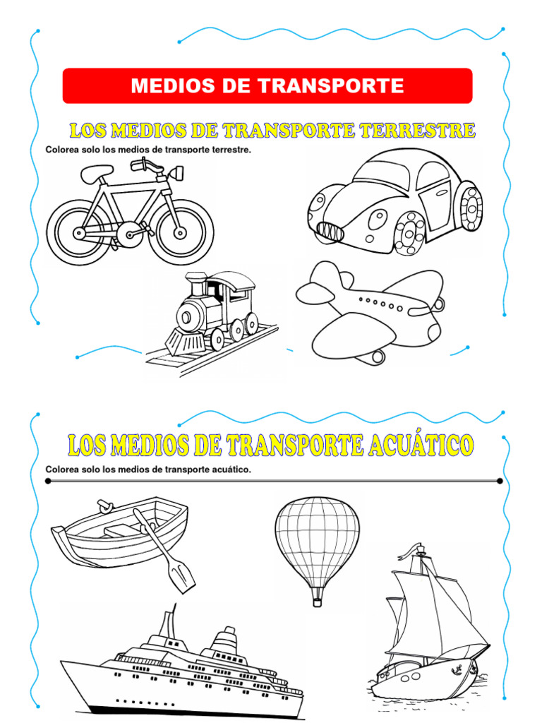 Tipos de Medios de Transporte | PDF