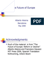 The Future of Europe: Alberto Alesina Barcelona