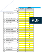 Table of Score