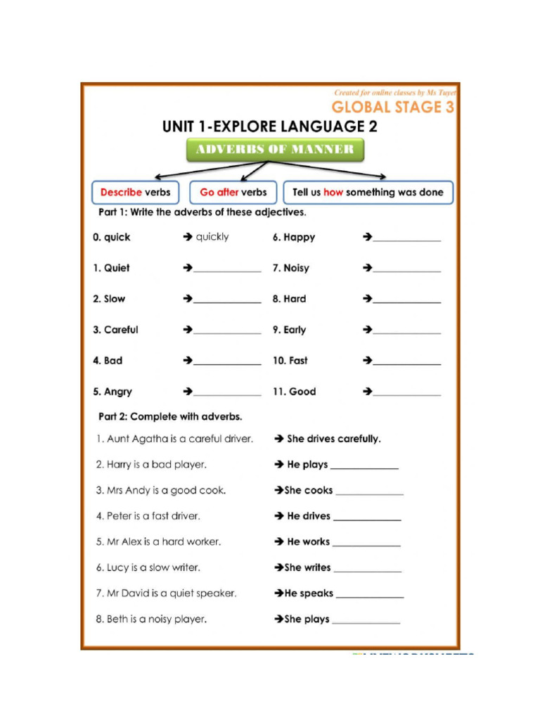 Worksheet 2 | PDF