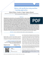 A Survey On Diabetes Risk Prediction Using Machine.50