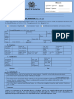 Personal Inspection Application Form 2024