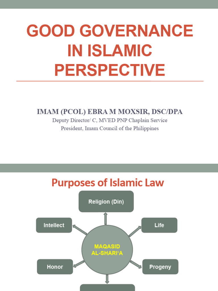 Good Governance - Islamic Perspective | PDF | Religion & Spirituality