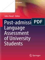 (English Language Education 6) John Read (Eds.) - Post-Admission Language Assessment of University Students-Springer International Publishing (2016)