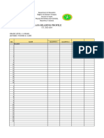 Class Reading Profile