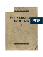 Pedagogikos Istorija Spaudė Akc. Žaibo" B-Vės Spaustuvė Kaune 1939 M.