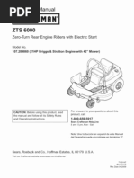Download Craftsman Zts 6000 by samuriami SN71069550 doc pdf