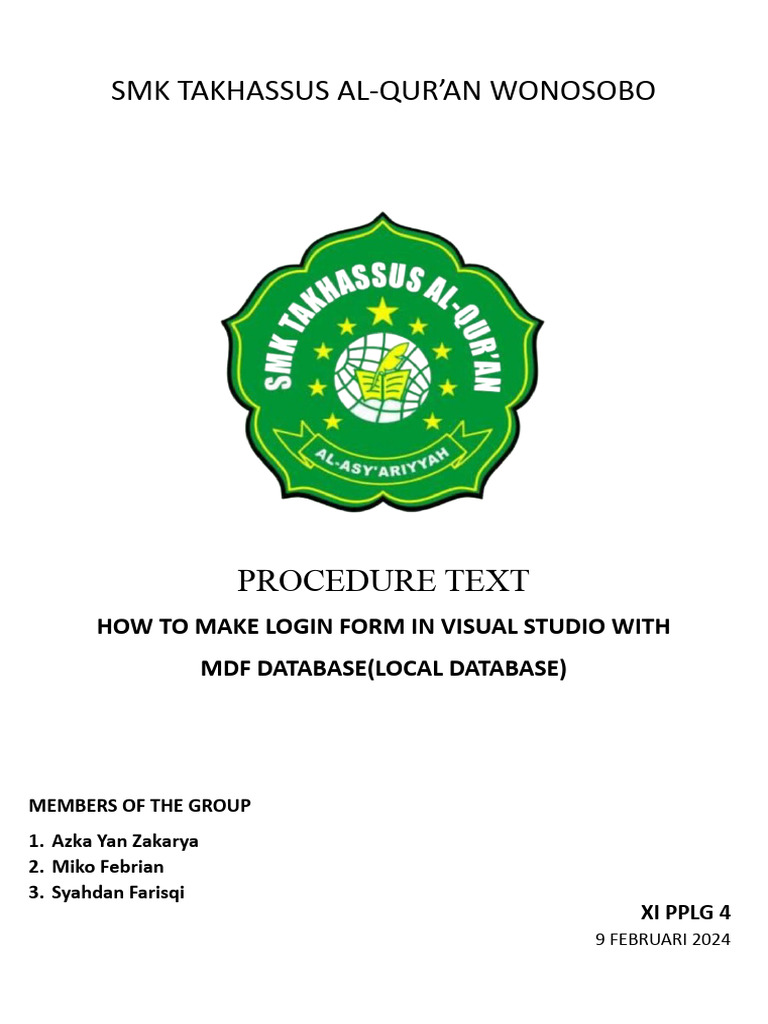 How To Make Loginform In Visual Studio 2015 Pdf