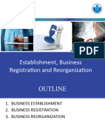 Business Registration and Reorganization