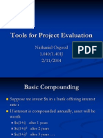 Tools For Project Evaluation l3prj - Eval - Fina2