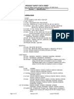 Safety data sheet for Lithium battery in TLGB 20, TLGB 1262 and TLGB 1886