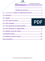 Revision Condensed Notes On Allocation of Resources