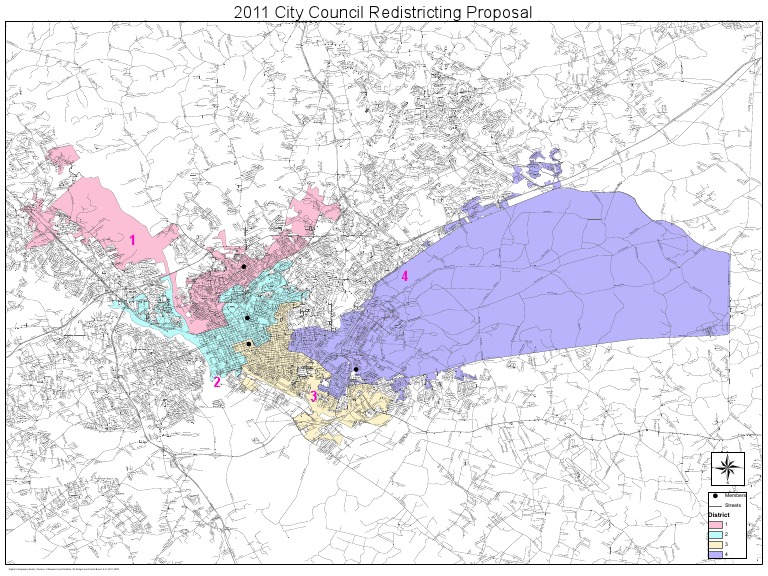 2011 City Council Redistricting Proposal Map | PDF | Nature
