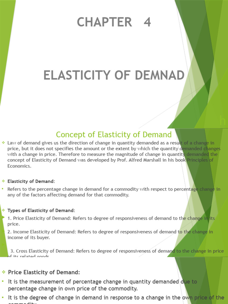 4 - Elasticity of Demand | Download Free PDF | Demand | Price ...