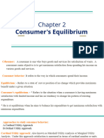 2 - Consumers Equlibeium