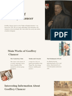 Biography of Geoffrey Chaucer