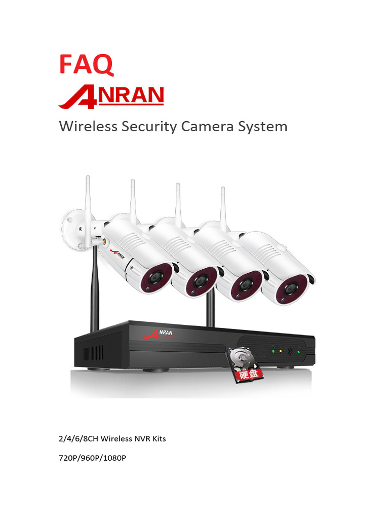 Image showcasing Wireless Camera System FAQ | PDF | Wi Fi | Wireless