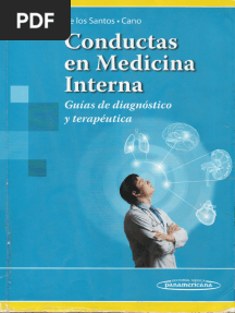 CONDUCTAS EN MEDICINA INTERNA, Guías de Diagnóstico y Terapéutica. Antonio Raul de Los Santos, 1° Edición, 2016