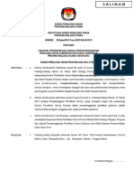 Kpts KPU No. 22 Tahun 2012 Ttang Jadwal Pemilukada Gubernur Malut