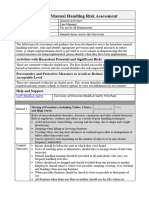 General Manual Handling RA