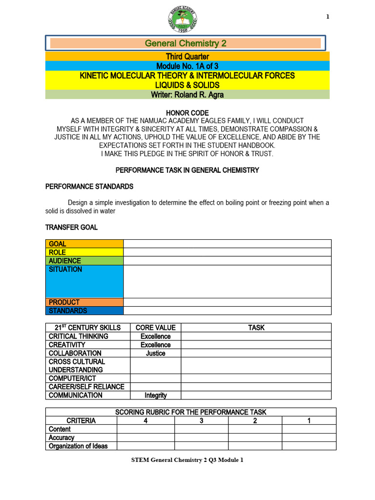 Kinetic Molecular Theory & Forces | PDF | Intermolecular Force | Liquids