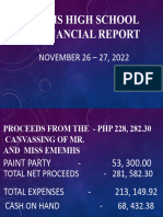 Ememhs High School Day Financial Report 22-23