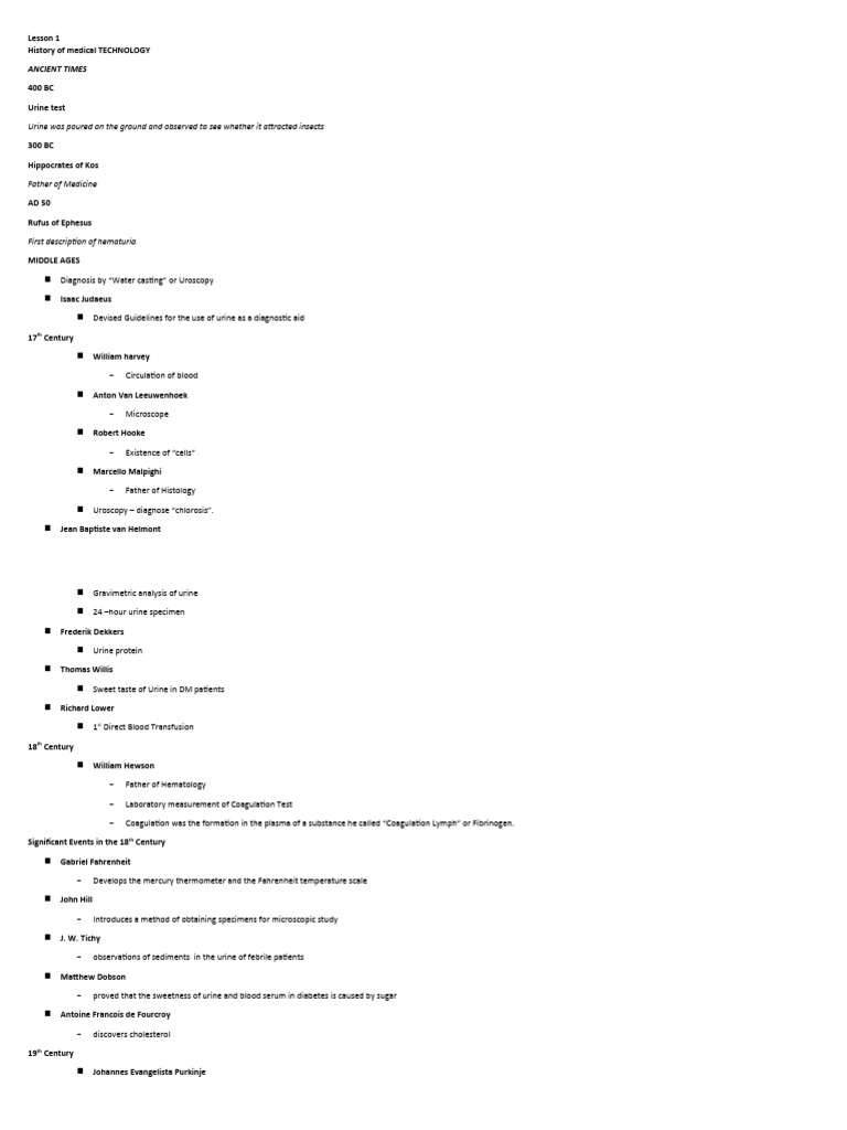 Med Tech Laws - Lesson 1 and 2 | PDF | Wellness | Science & Mathematics