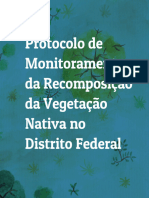 Protocolo de Monitoramento Da Recomposiçap Da Vegetação Nativa Do DF