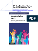 Ebook Ebook PDF How Mediation Works Resolving Conflict Through Talk All Chapter PDF Docx Kindle