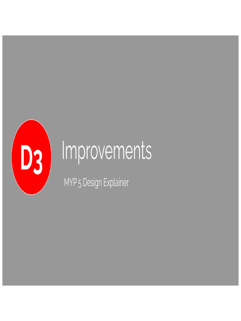 Criterion D3 - Evaluating | PDF