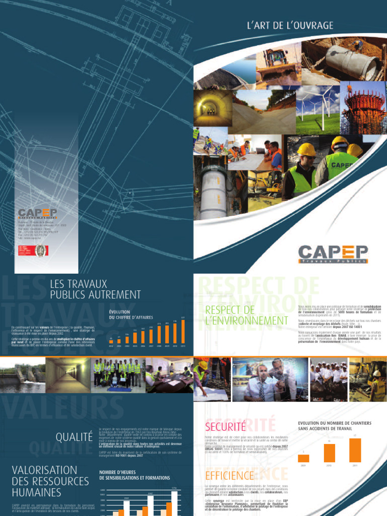 CAPEP : Excellence en BTP au Maroc | PDF | Inondation | Barrage