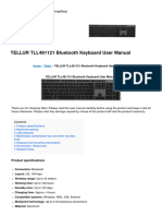 Tellur Keyboard Manual